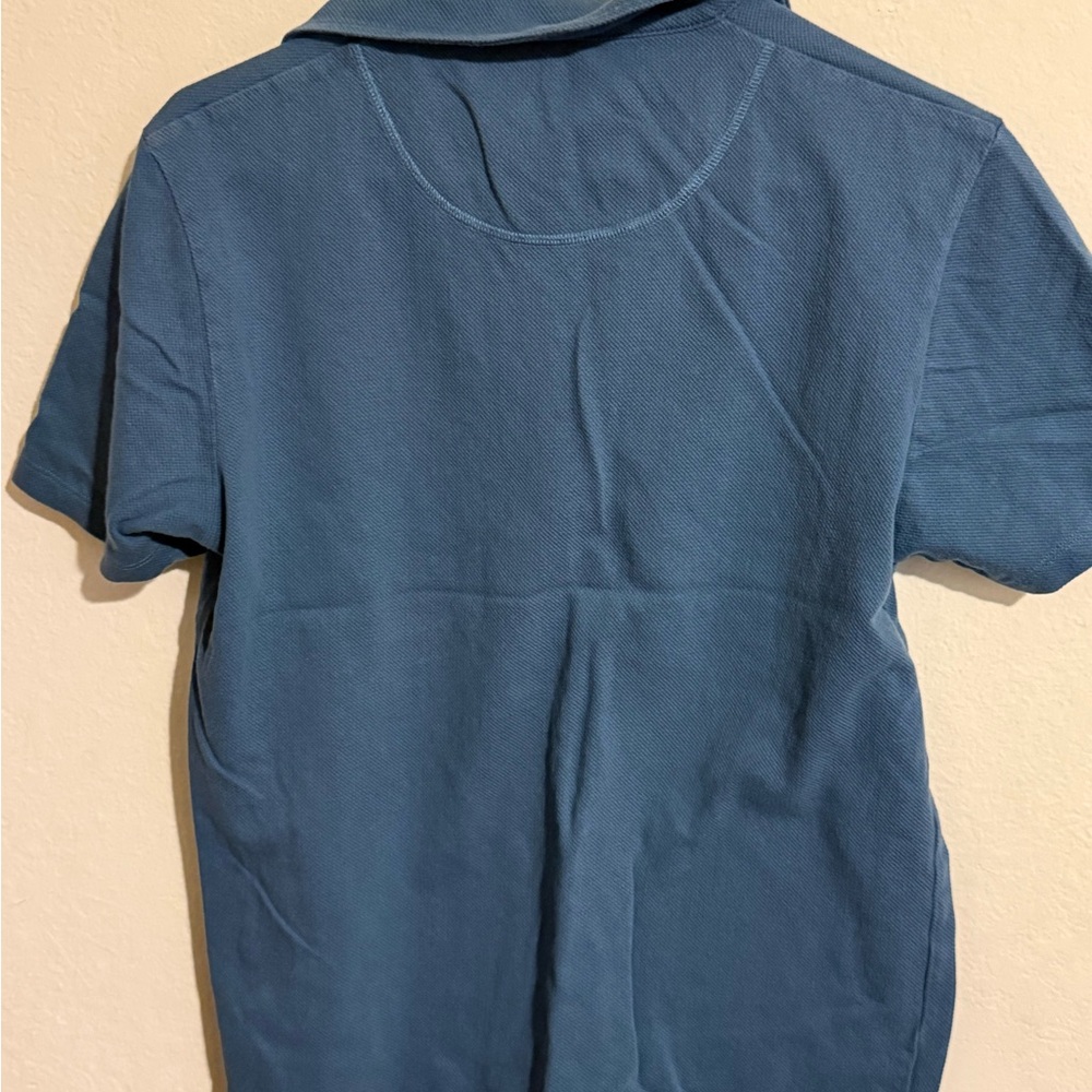 Sunspel Men's Blue Polo Shirt - Picture 3 of 3